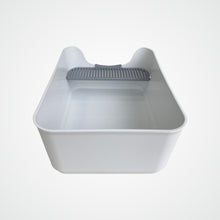 Load image into Gallery viewer, mogbog large cat litter tray rear view.