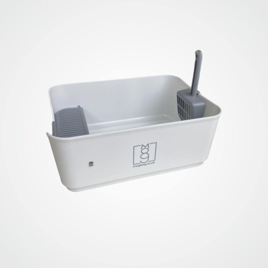 mogbog small  cat litter tray with scoop.